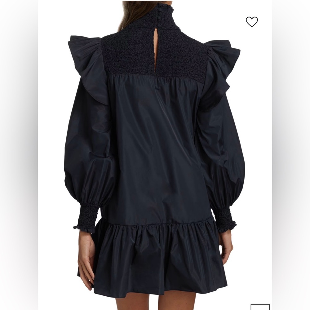 Cinq à Sept Navy Long Sleeve Dress - Picture 5 of 6